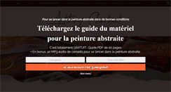 Desktop Screenshot of cours-de-peinture.net