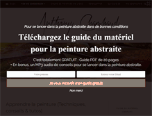 Tablet Screenshot of cours-de-peinture.net